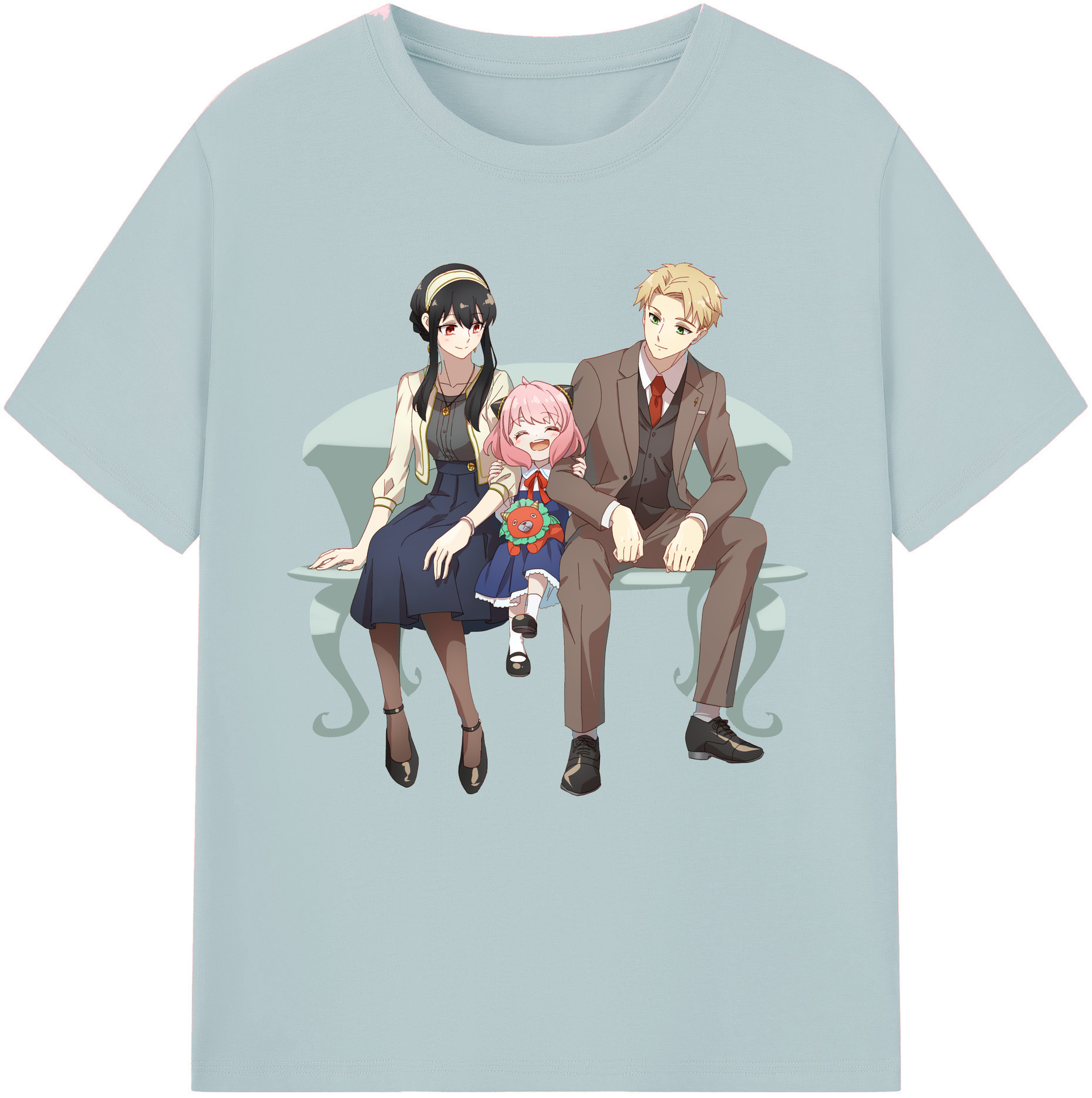 （画像用） SPY×FAMILY间谍家家酒 綿100％半袖Tシャツ（フロントプリント）